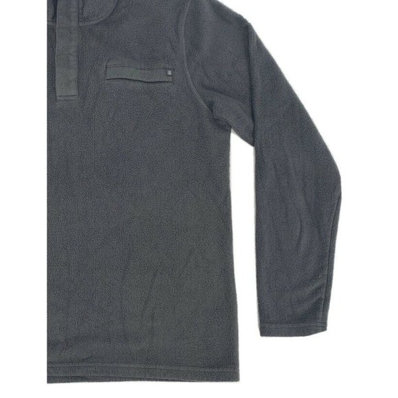 Men’s Free Fly Pullover Performance Bamboo Gray 1/4 Snap Sweater Fleece Size L - Picture 3 of 9